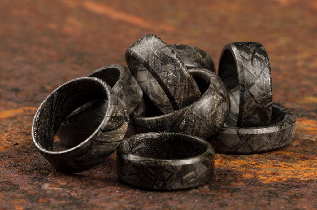 Custom Made Meteorite Ring – By Windestal